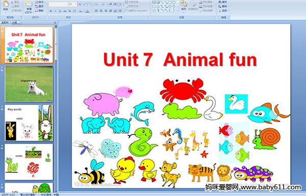 Unit 7  Animal fun width=