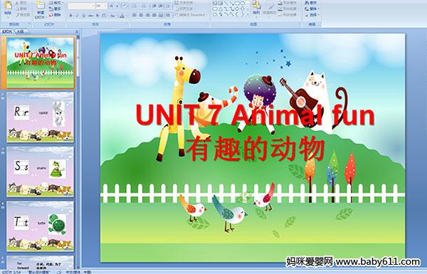 كӢZA伉nUNIT 7 Animal fun   ȤĄ